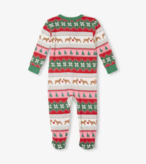 Baby &amp; Toddler Baby Puppy Hearts Bamboo Footed Sleeper | Hatley Sleepwear