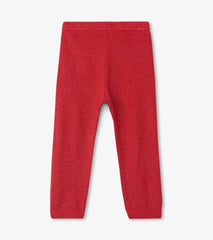 Baby &amp; Toddler Baby Red Shimmer Cable Knit Leggings | Hatley Bottoms