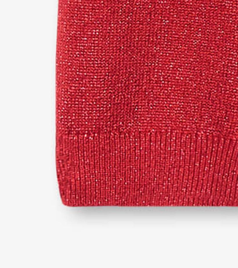 Baby &amp; Toddler Baby Red Shimmer Cable Knit Leggings | Hatley Bottoms