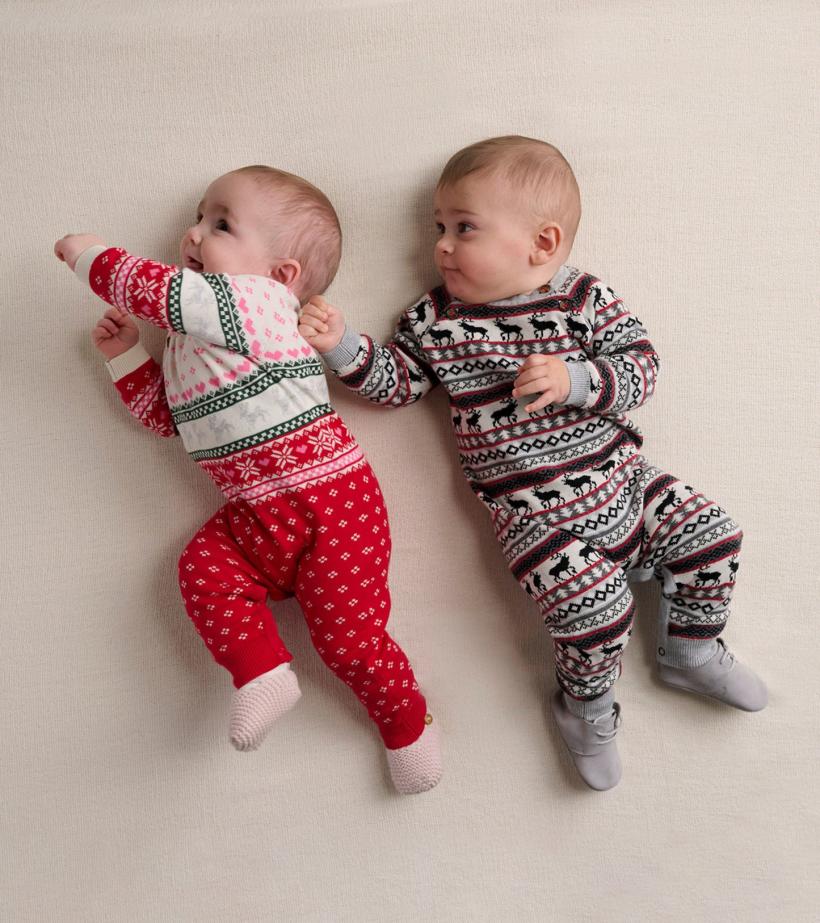 Baby &amp; Toddler Baby Stag Fairisle Sweater Onesie | Hatley Sweaters