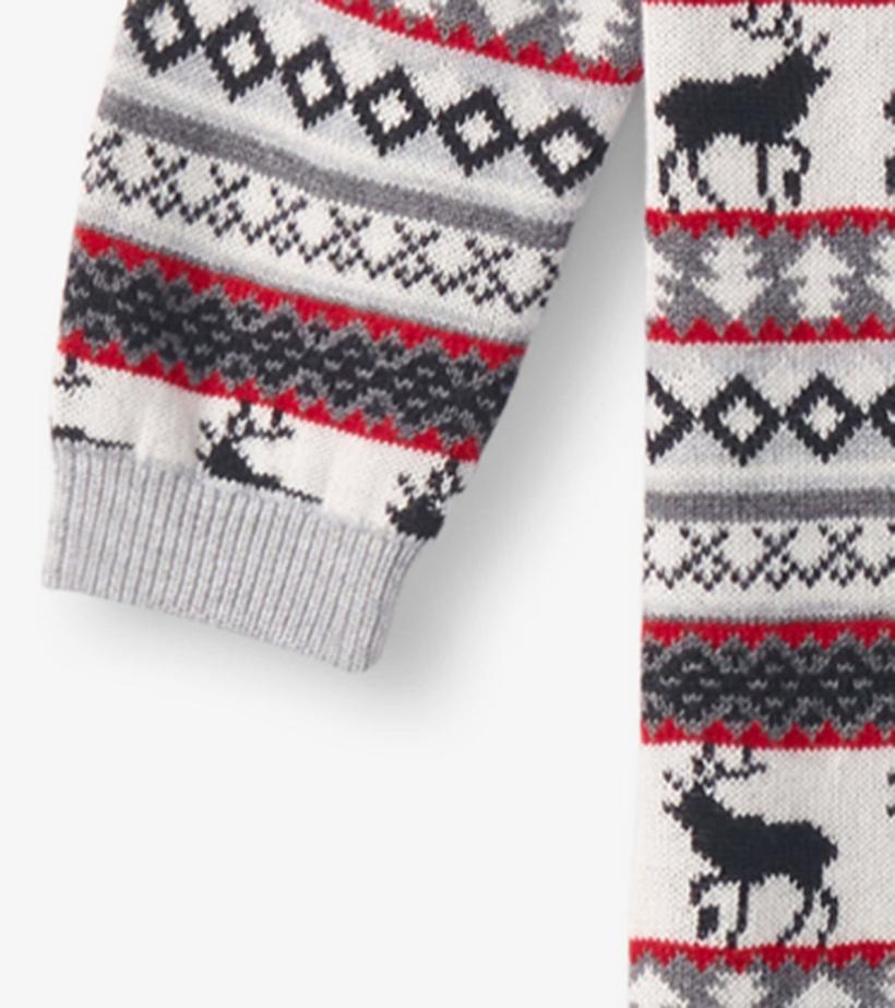 Baby &amp; Toddler Baby Stag Fairisle Sweater Onesie | Hatley Sweaters