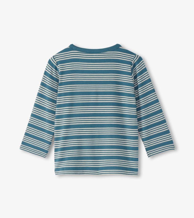 Baby &amp; Toddler Baby &amp; Toddler Boys Bluestone Stripes Long Sleeve Bamboo T-Shirt | Hatley Tops
