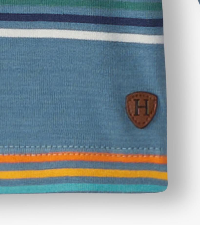 Baby &amp; Toddler Baby &amp; Toddler Boys Bluestone Stripes Long Sleeve Polo T-Shirt | Hatley Tops