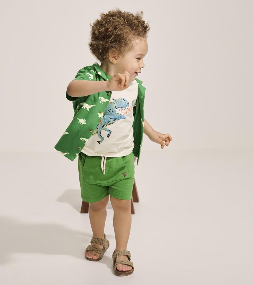 Baby &amp; Toddler Baby &amp; Toddler Boys Camp Green Kangaroo Shorts | Hatley Bottoms
