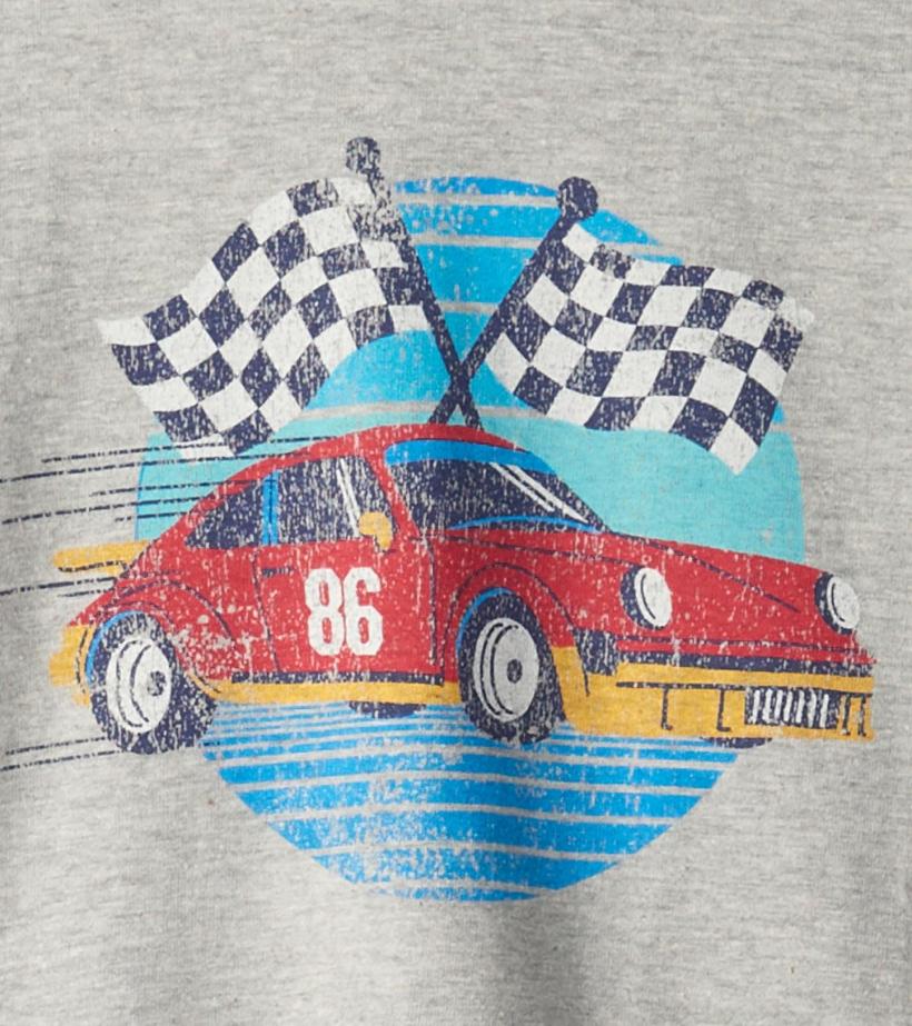 Baby &amp; Toddler Baby &amp; Toddler Boys Checkered Flag Long Sleeve T-Shirt | Hatley Tops