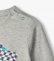 Baby &amp; Toddler Baby &amp; Toddler Boys Checkered Flag Long Sleeve T-Shirt | Hatley Tops