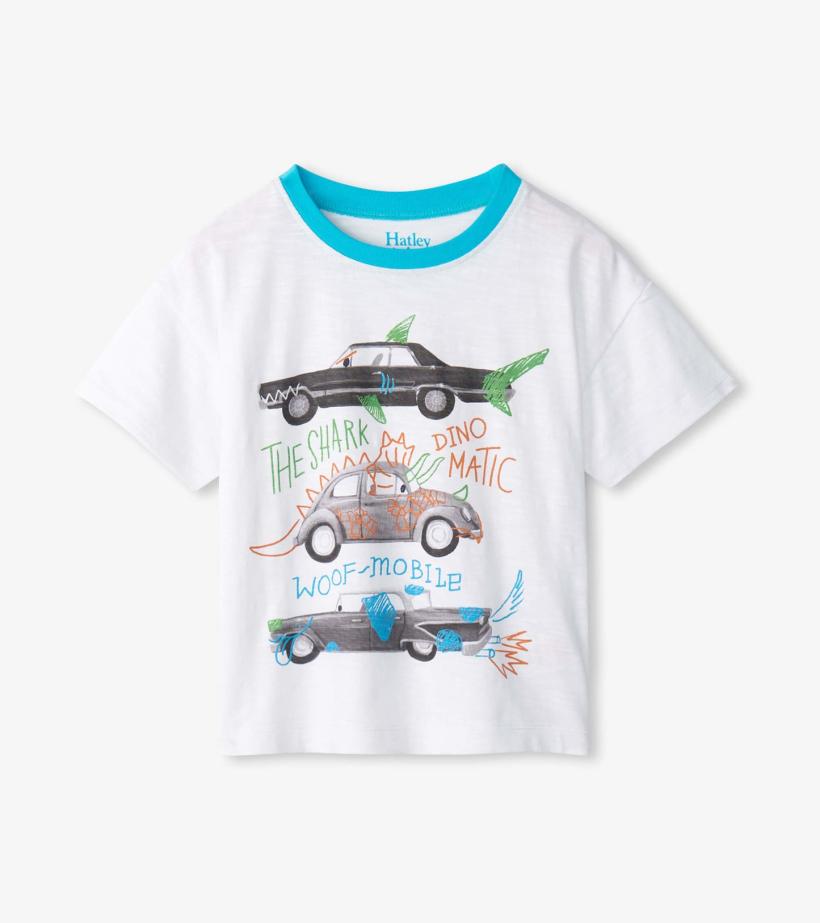 Baby &amp; Toddler Baby &amp; Toddler Boys Crazy Cars Slouchy Tee | Hatley Tops