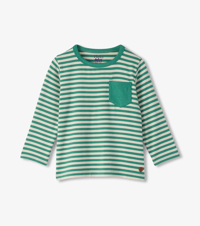 Baby &amp; Toddler Baby &amp; Toddler Boys Deep Sea Striped Long Sleeve Bamboo T-Shirt | Hatley Tops