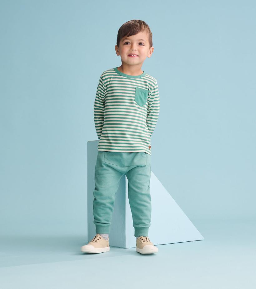 Baby &amp; Toddler Baby &amp; Toddler Boys Deep Sea Striped Long Sleeve Bamboo T-Shirt | Hatley Tops