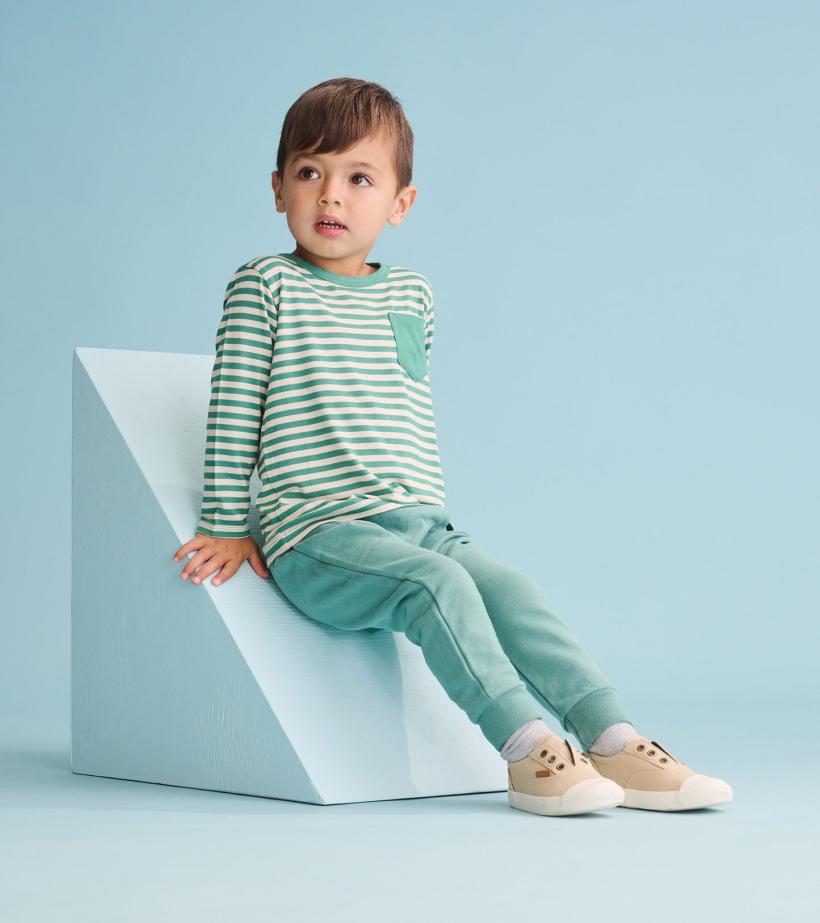 Baby &amp; Toddler Baby &amp; Toddler Boys Deep Sea Striped Long Sleeve Bamboo T-Shirt | Hatley Tops