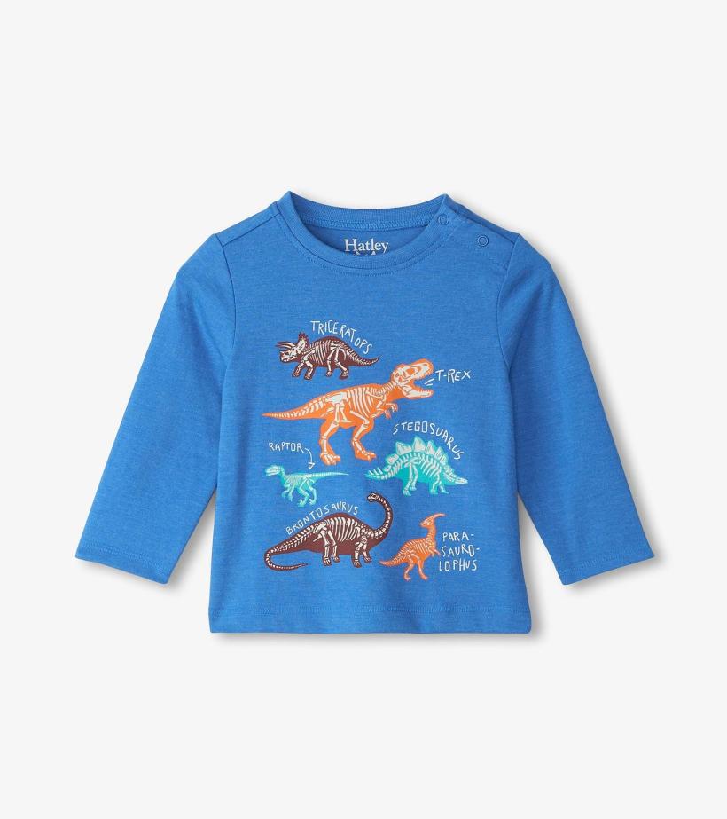 Baby &amp; Toddler Baby &amp; Toddler Boys Dinosaur Bones Long Sleeve T-Shirt | Hatley Tops