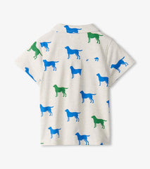 Baby &amp; Toddler Baby &amp; Toddler Boys Dog Silhouette Jersey Button Down | Hatley Tops