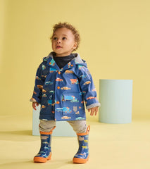 Baby &amp; Toddler Baby &amp; Toddler Boys Driving Cars Button-Up Rain Jacket | Hatley Rainwear