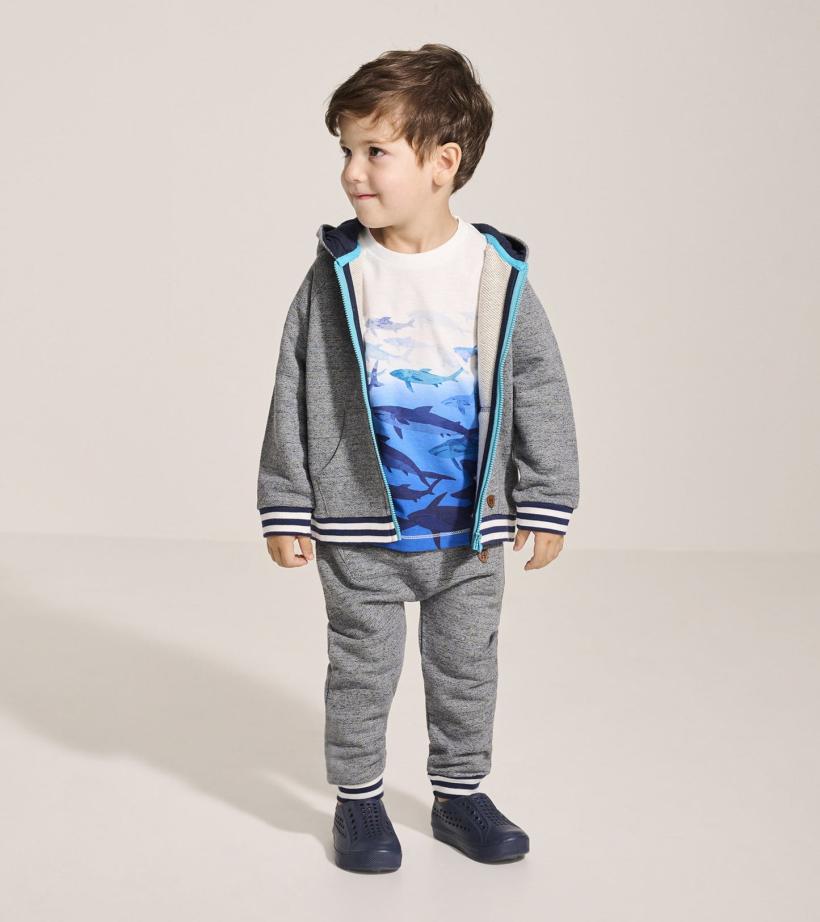 Baby &amp; Toddler Baby &amp; Toddler Boys Flame Blue Zip-Up Hoodie | Hatley Sweaters