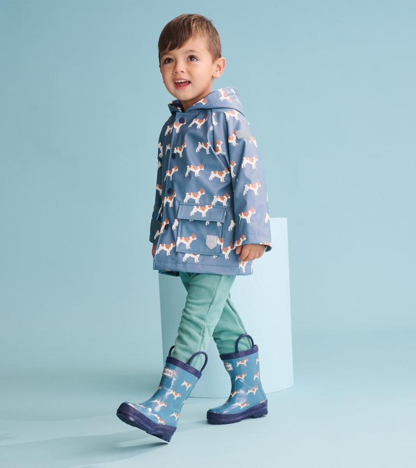 Baby &amp; Toddler Baby &amp; Toddler Boys French Bulldogs Button-Up Rain Jacket | Hatley Rainwear