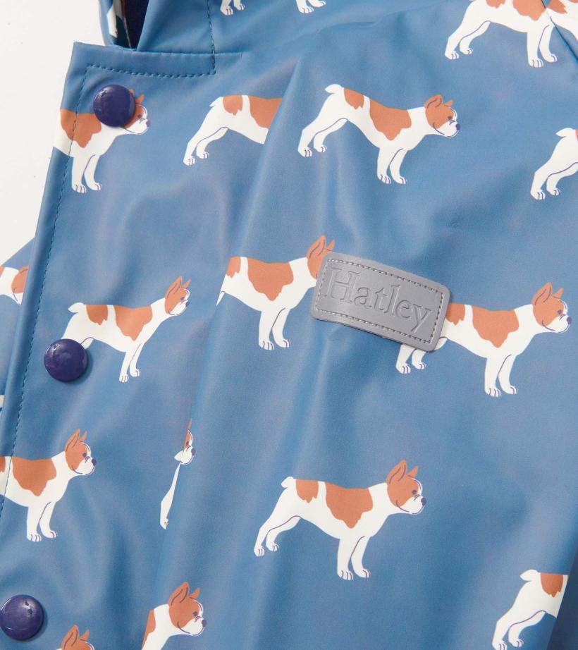 Baby &amp; Toddler Baby &amp; Toddler Boys French Bulldogs Button-Up Rain Jacket | Hatley Rainwear