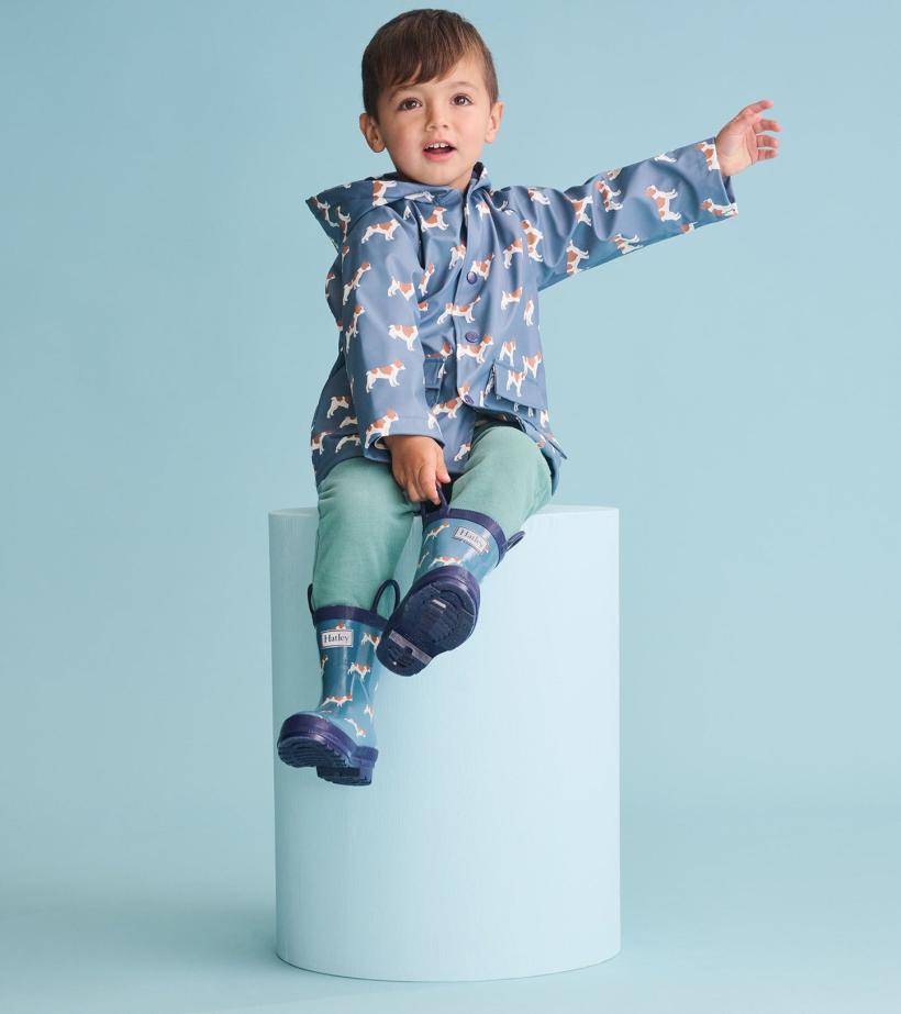 Baby &amp; Toddler Baby &amp; Toddler Boys French Bulldogs Button-Up Rain Jacket | Hatley Rainwear