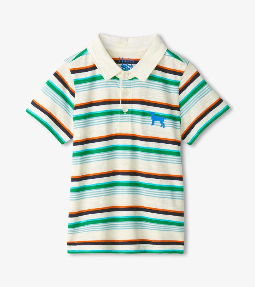 Baby &amp; Toddler Baby &amp; Toddler Boys Hiking Stripes Polo Shirt | Hatley Tops