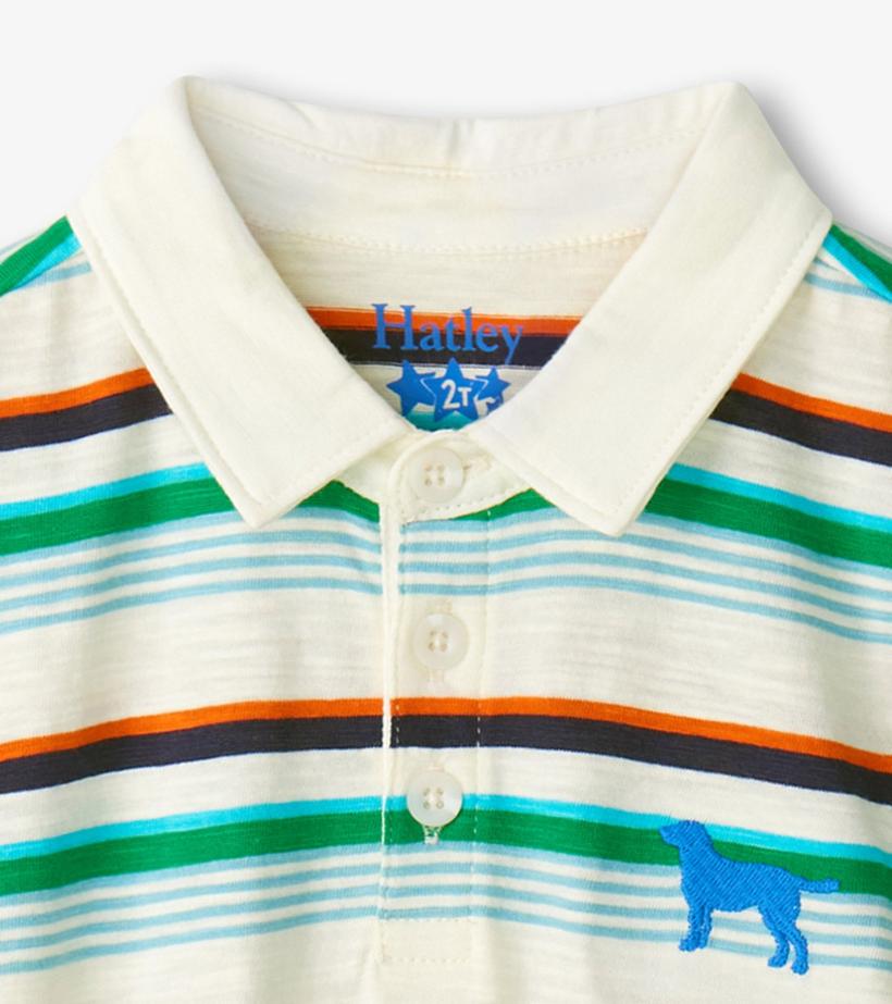 Baby &amp; Toddler Baby &amp; Toddler Boys Hiking Stripes Polo Shirt | Hatley Tops
