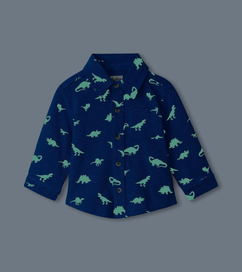 Baby &amp; Toddler Baby &amp; Toddler Boys Mini Dinos Button Down Shirt | Hatley Tops