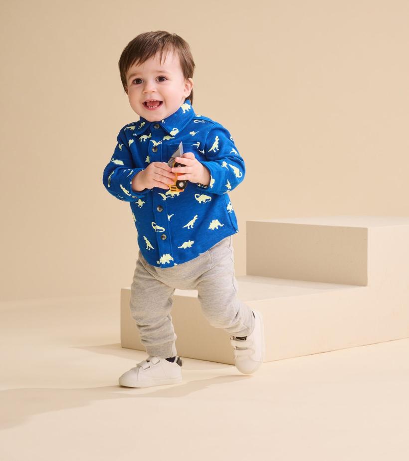 Baby &amp; Toddler Baby &amp; Toddler Boys Mini Dinos Button Down Shirt | Hatley Tops