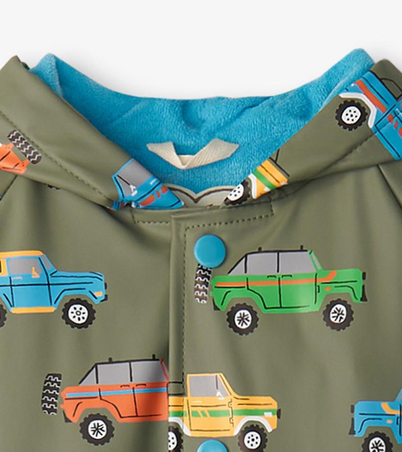 Baby &amp; Toddler Baby &amp; Toddler Boys Off-Roading Button-Up Rain Jacket | Hatley Rainwear