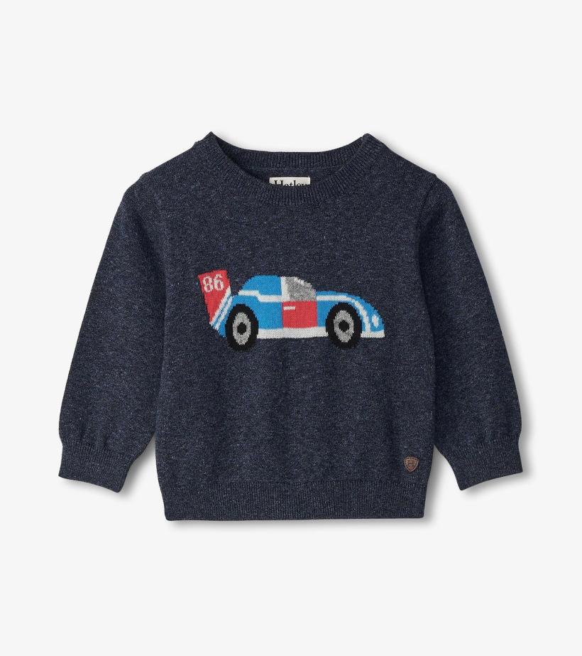 Baby &amp; Toddler Baby &amp; Toddler Boys Racecar Crew Neck Sweater | Hatley Sweaters