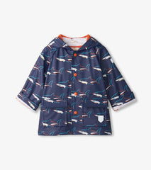 Baby &amp; Toddler Baby &amp; Toddler Boys Sharks Button-Up Rain Jacket | Hatley Rainwear