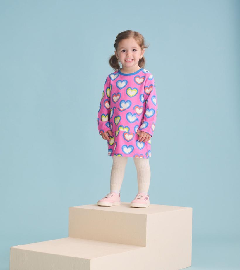 Baby &amp; Toddler Baby &amp; Toddler Girls Big Groovy Heart Terry Dress | Hatley Dresses
