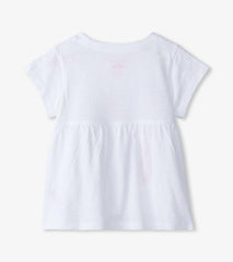 Baby &amp; Toddler Baby &amp; Toddler Girls Free Spirit White Graphic Tee | Hatley Tops