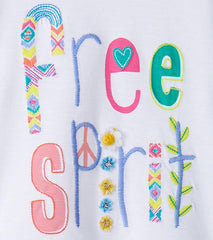 Baby &amp; Toddler Baby &amp; Toddler Girls Free Spirit White Graphic Tee | Hatley Tops