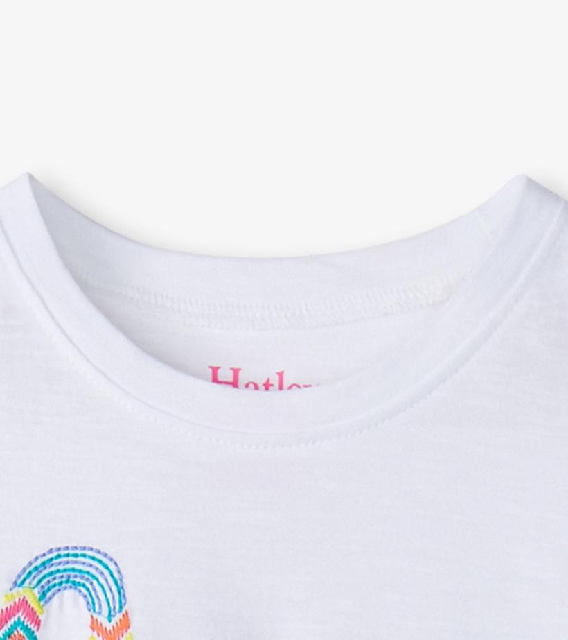 Baby &amp; Toddler Baby &amp; Toddler Girls Free Spirit White Graphic Tee | Hatley Tops