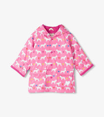 Baby &amp; Toddler Baby &amp; Toddler Girls French Bulldogs Button-Up Rain Jacket | Hatley Rainwear