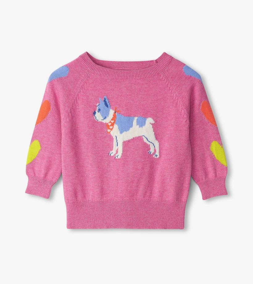 Baby &amp; Toddler Baby &amp; Toddler Girls French Bulldogs Sweater | Hatley Sweaters
