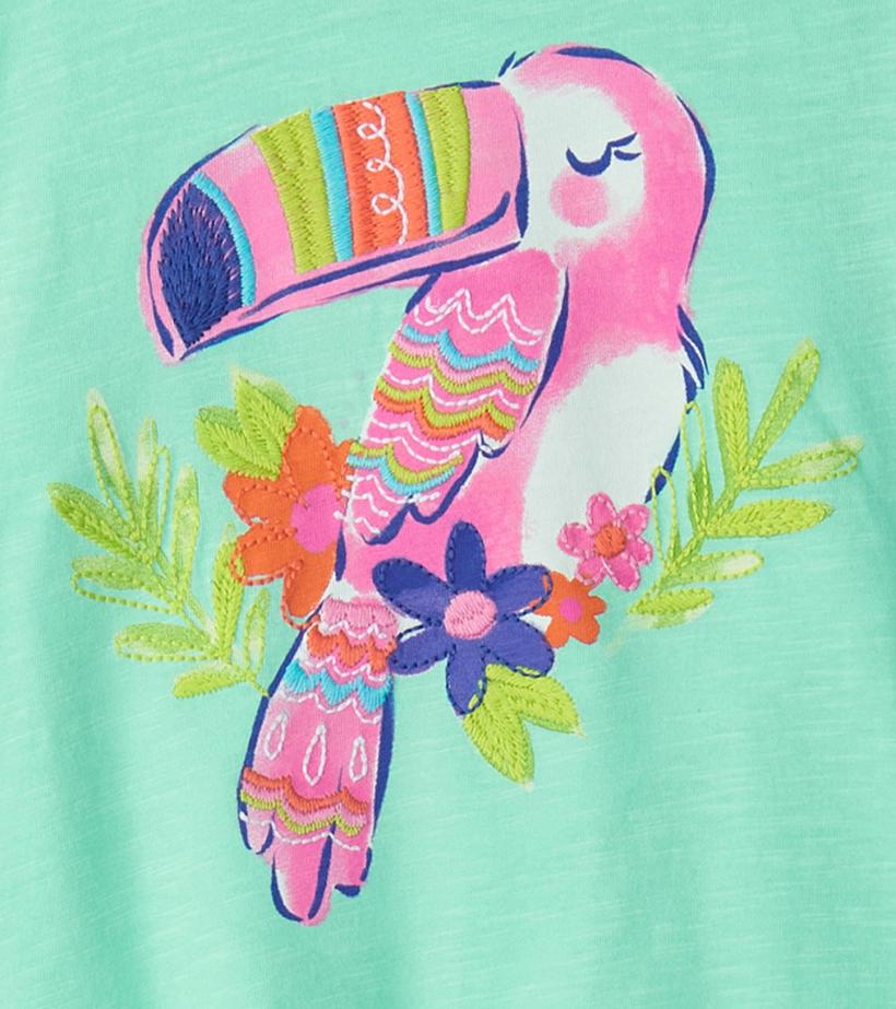 Baby &amp; Toddler Baby &amp; Toddler Girls Garden Tucan Graphic Tee | Hatley Tops