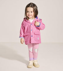 Baby &amp; Toddler Baby &amp; Toddler Girls Glitter Hearts Button-Up Rain Jacket | Hatley Rainwear