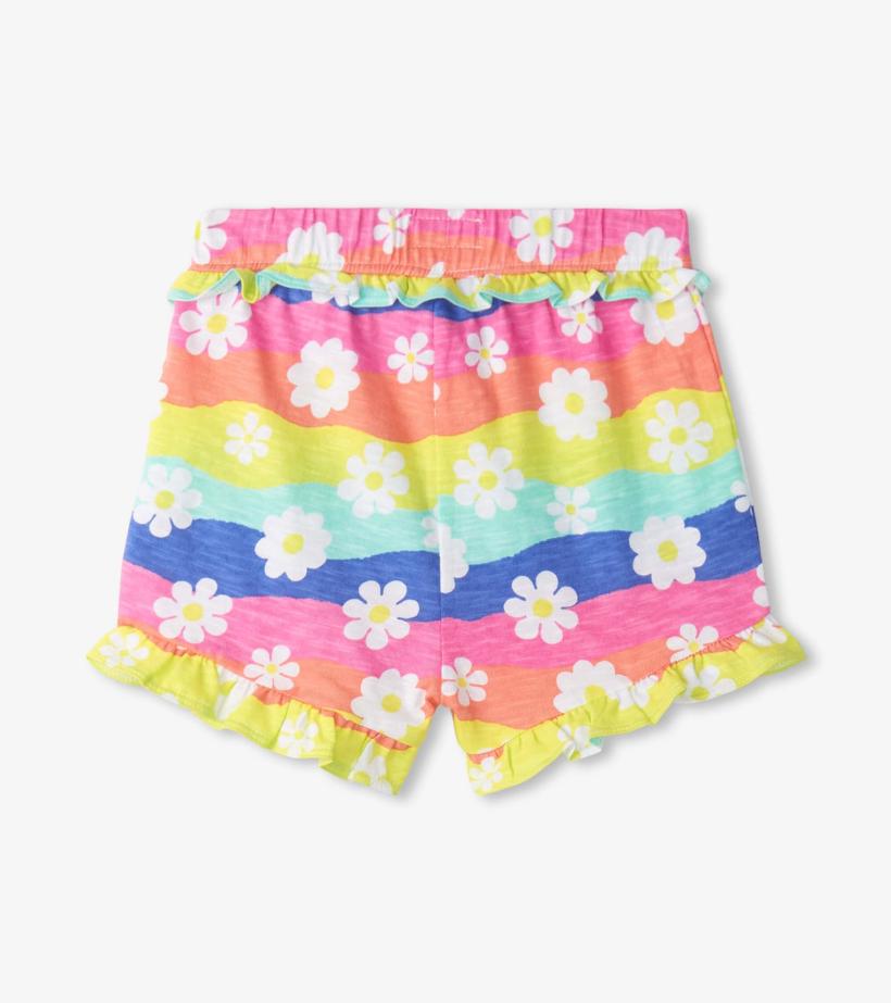 Baby &amp; Toddler Baby &amp; Toddler Girls Groovy Flowers Ruffle Shorts | Hatley Bottoms
