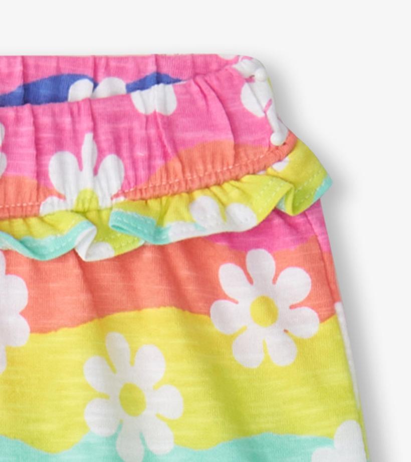Baby &amp; Toddler Baby &amp; Toddler Girls Groovy Flowers Ruffle Shorts | Hatley Bottoms