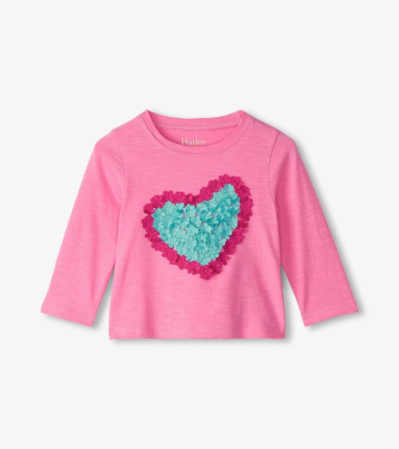 Baby &amp; Toddler Baby &amp; Toddler Girls Happy Hearts Long Sleeve T-Shirt | Hatley Tops