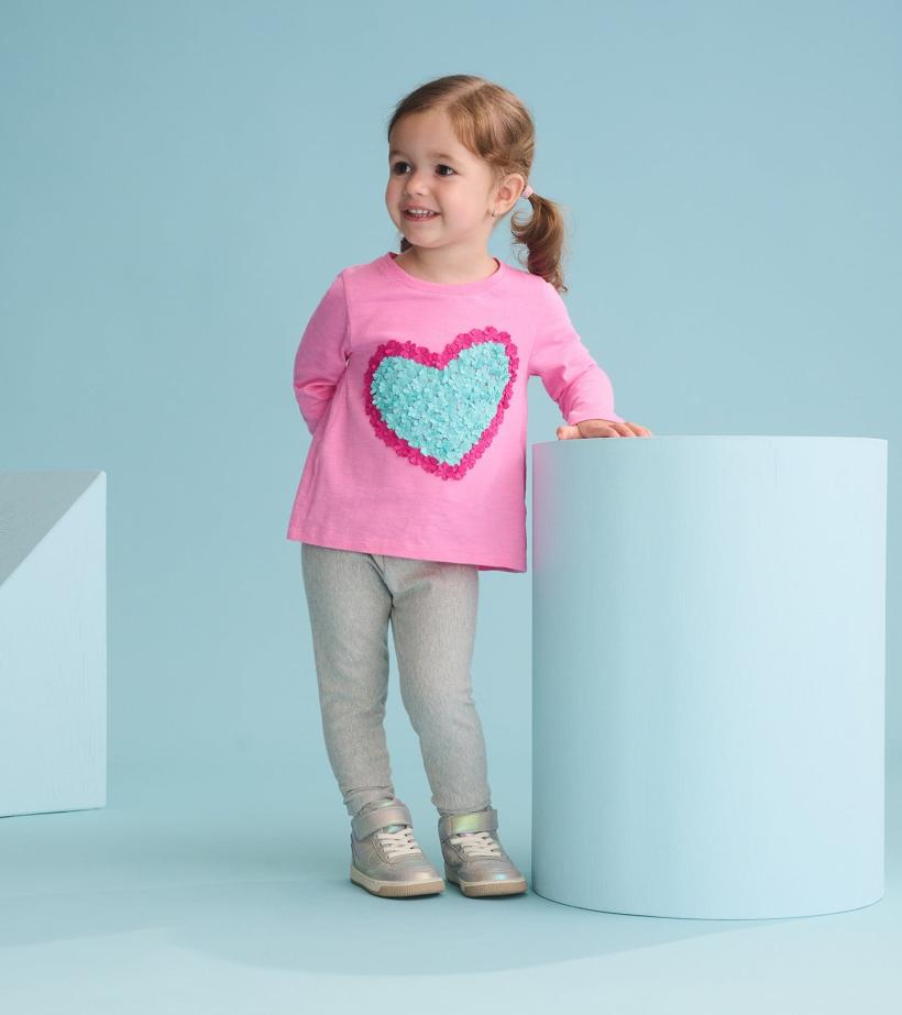 Baby &amp; Toddler Baby &amp; Toddler Girls Happy Hearts Long Sleeve T-Shirt | Hatley Tops