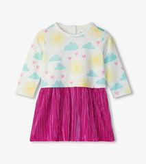 Baby &amp; Toddler Baby &amp; Toddler Girls Happy Skies Layered Knit Dress | Hatley Dresses