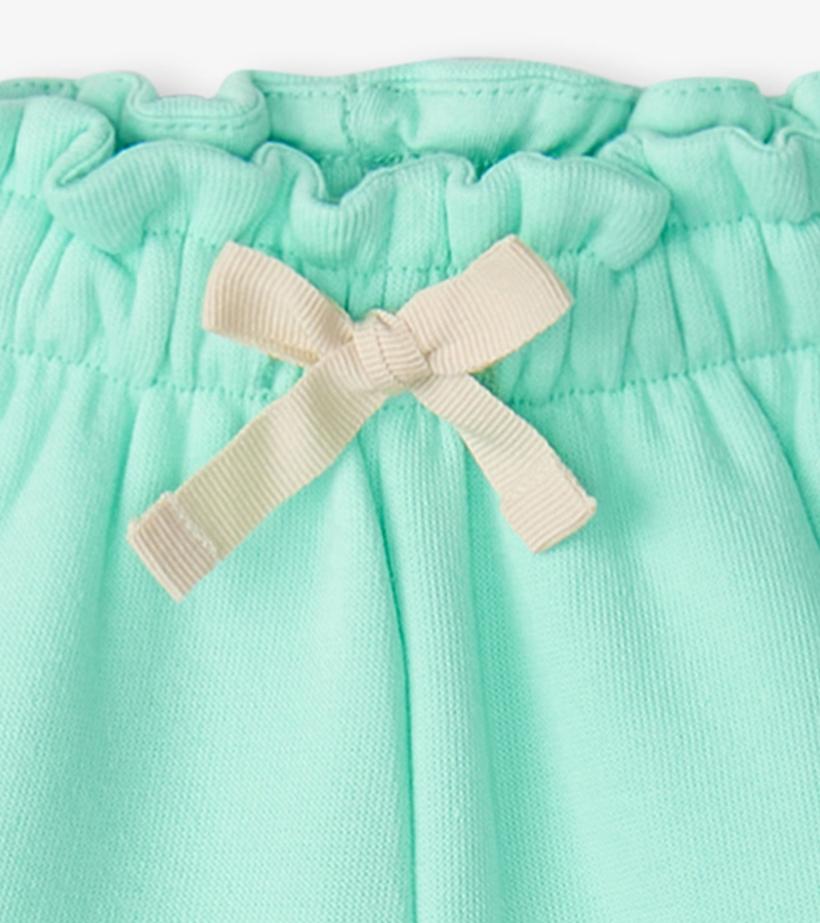 Baby &amp; Toddler Baby &amp; Toddler Girls Ice Green Paper Bag Shorts | Hatley Bottoms