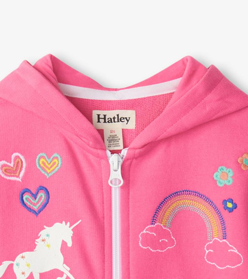 Baby &amp; Toddler Baby &amp; Toddler Girls Pink Love Everywhere Hoodie | Hatley Sweaters