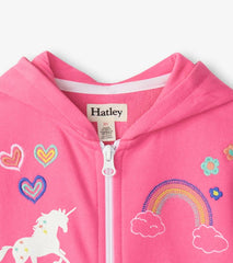 Baby &amp; Toddler Baby &amp; Toddler Girls Pink Love Everywhere Hoodie | Hatley Sweaters