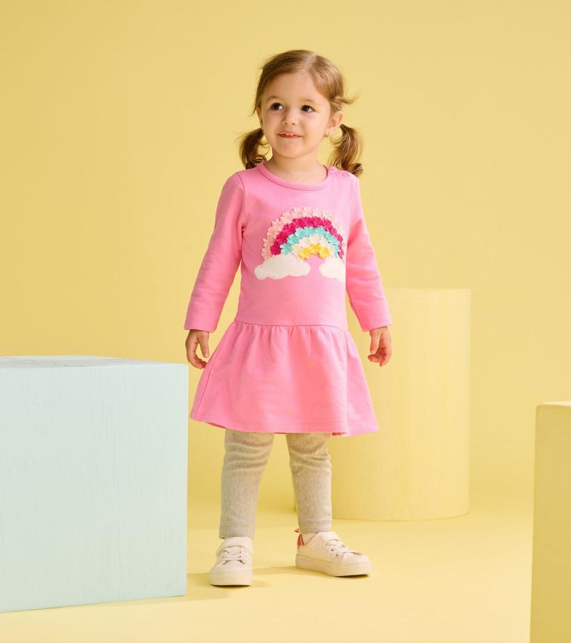 Baby &amp; Toddler Baby &amp; Toddler Girls Rainbow Cloud Flounce Skirt Dress | Hatley Dresses