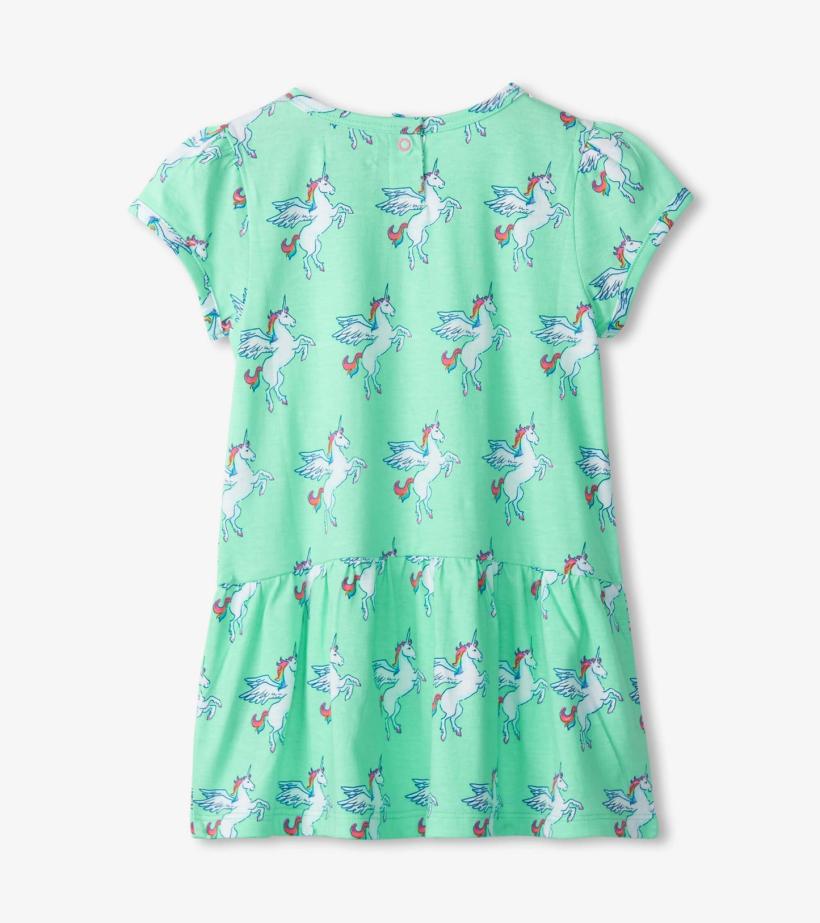 Baby &amp; Toddler Baby &amp; Toddler Girls Rainbow Unicorn Gathered Dress | Hatley Dresses