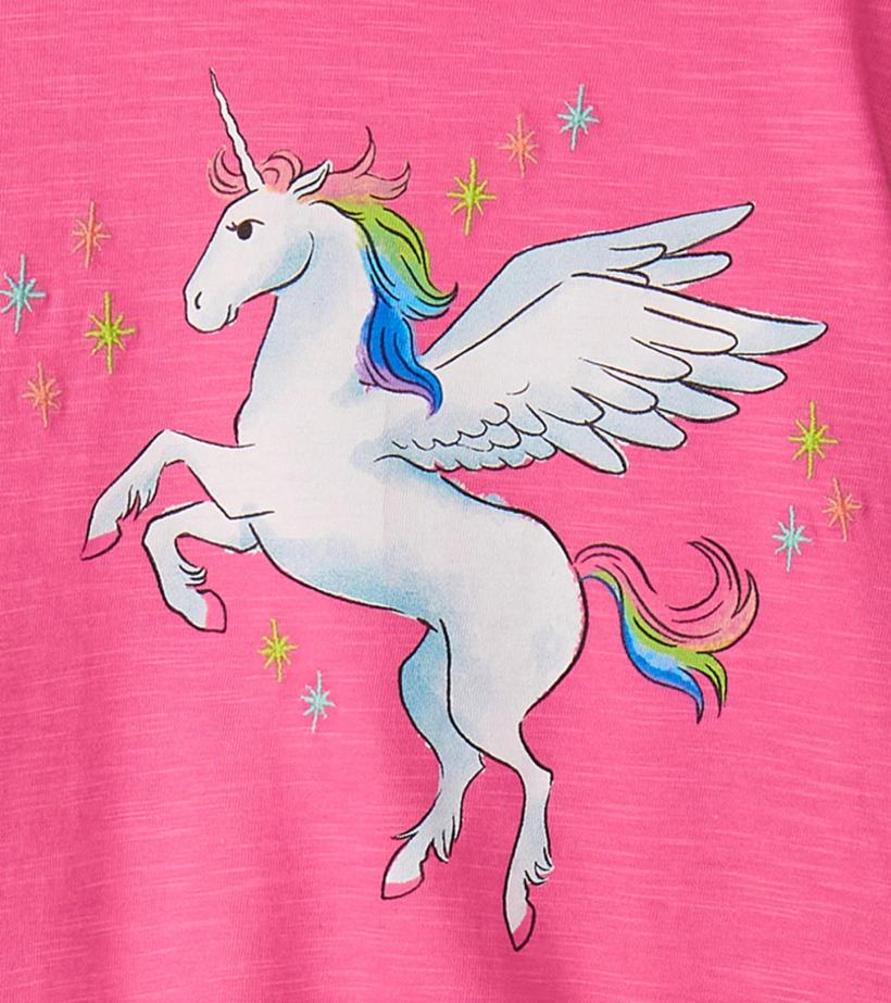 Baby &amp; Toddler Baby &amp; Toddler Girls Rainbow Unicorn Graphic Tee | Hatley Tops