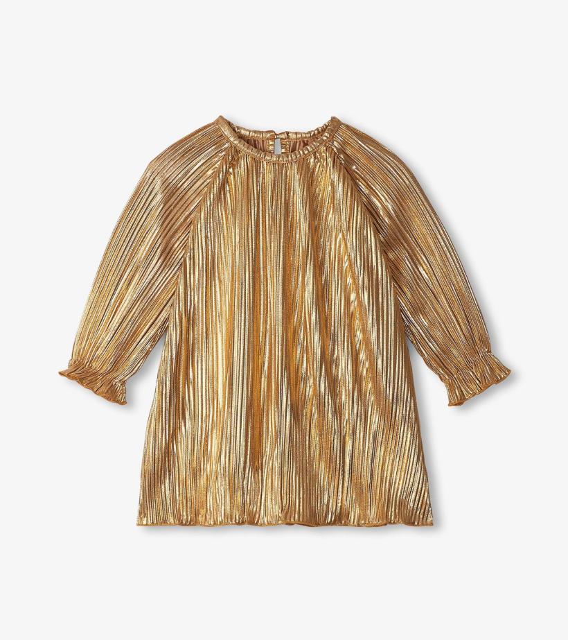 Baby &amp; Toddler Baby &amp; Toddler Gold Metallic Special Dress | Hatley Dresses