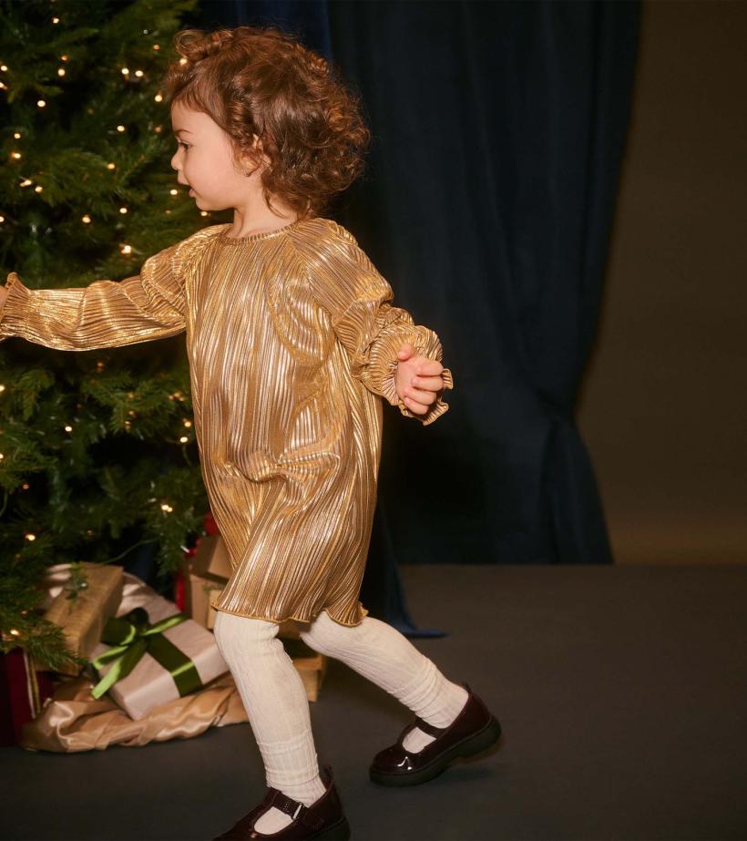 Baby &amp; Toddler Baby &amp; Toddler Gold Metallic Special Dress | Hatley Dresses