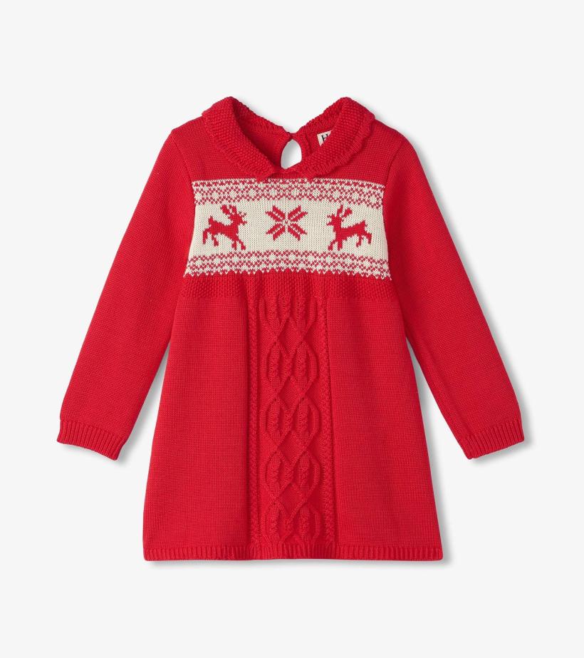 Baby &amp; Toddler Baby &amp; Toddler Holiday Cable Knit Sweater Dress | Hatley Dresses